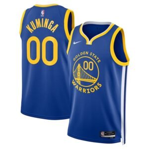 Regata NBA Golden State Warriors Icon Edition Swingman Jonathan Kuminga 00 - Azul
