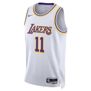 Regata NBA Los Angeles Lakers Association Edition Swingman Jaxson Hayes 11 - Branca