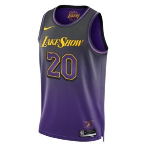 Regata NBA Los Angeles Lakers City Edition Swingman Jersey 24/25 Harry Giles III 20 - Roxa