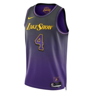 Regata NBA Los Angeles Lakers City Edition Swingman Jersey 24/25  Skylar Mays 4 - Roxa