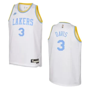 Regata NBA Los Angeles Lakers Classic Edition Swingman 2022/23 Anthony Davis 3 - Branca