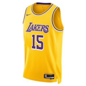 Regata NBA Los Angeles Lakers Ícon Edition Swingman Austin Reaves 15 - Amarela