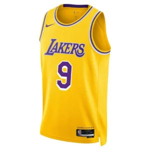 Regata NBA Los Angeles Lakers Icon Edition Swingman Jersey Bronny James Jr. 9 - Amarela