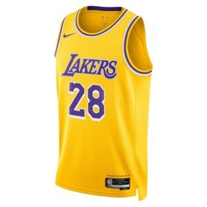Regata NBA Los Angeles Lakers Ícon Edition Swingman Rui Hachimura 28 - Amarela