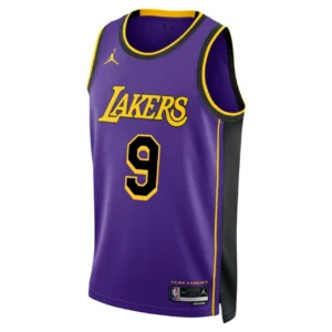 Regata NBA Los Angeles Lakers Jordan Statement Edition Swingman Jersey Bronny James Jr. 9 - Roxa