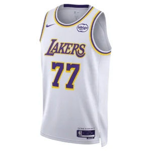 Regata NBA Los Angeles Lakers Association Edition Swingman Luka Doncic 77 - Branca