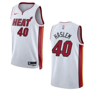 Regata NBA Miami Heat Association Edition Swingman 2022/23 Udonis Haslem 40 - Branca