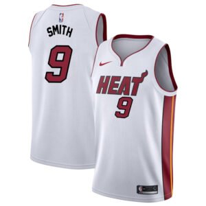 Regata NBA Miami Heat Association Edition Swingman Dru Smith 9 - Branca