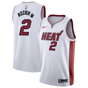 Regata NBA Miami Heat Association Edition Swingman Terry Rozier 2 - Branca