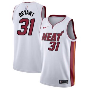 Regata NBA Miami Heat Association Edition Swingman Thomas Bryant 31 - Branca