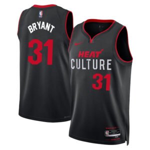 Regata NBA Miami Heat City Edition Swingman Thomas Bryant 31 - Preta