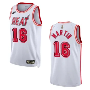Regata NBA Miami Heat Classic Edition 35º Aniversário Swingman 2022/23 Caleb Martin 16 - Branca