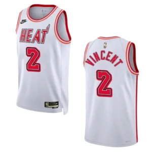 Regata NBA Miami Heat Classic Edition 35º Aniversário Swingman 2022/23 Gabe Vincent 2 - Branca