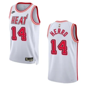 Regata NBA Miami Heat Classic Edition 35º Aniversário Swingman 2022/23 Tyler Herro 14 - Branca