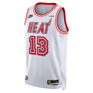 Regata NBA Miami Heat Classic Edition 35º Aniversário Swingman 2022/23 Bam Adebayo 13 - Branca