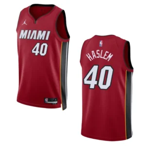 Regata NBA Miami Heat Statement Edition Swingman 2022/23 Tyler Herro 40 - Vermelha