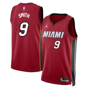 Regata NBA Miami Heat Statement Edition Swingman Dru Smith 9 - Vermelha