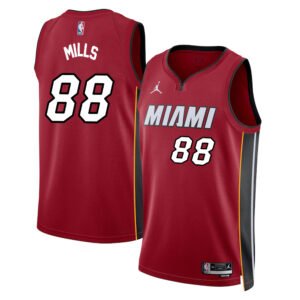 Regata NBA Miami Heat Statement Edition Swingman Patty Mills 88 - Vermelha