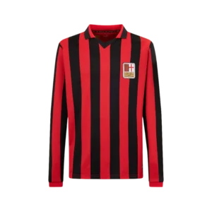 Camisa do Milan (125 Anos) 2023/2024 Vermelha – Versão Torcedor – Manga Longa