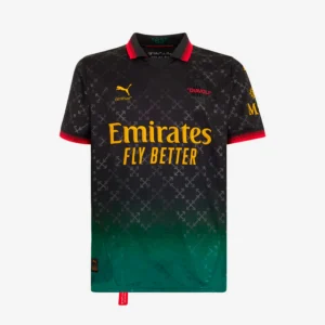 Camisa do Milan Diavoli (Preta) 2024/2025  – Versão Torcedor