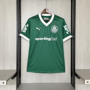 Camisa I do Palmeiras Home (Verde) 2025/2026 – Versão Torcedor - Todos os Patrocínios