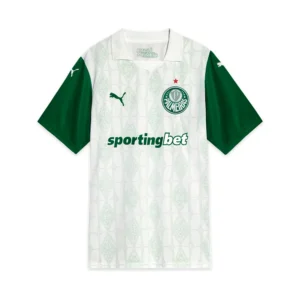 Camisa II do Palmeiras Away (Branca) 2025/2026 – Versão Torcedor