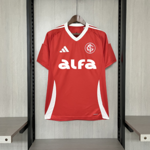 Camisa Internacional (Vermelha) Home 2025/2026 – Versão Torcedor - Com Patrocínio