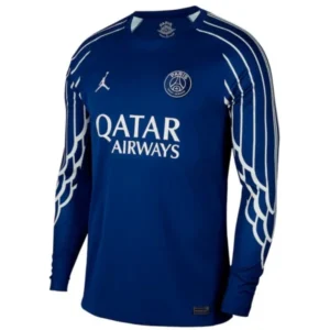 Camisa IV do Paris Saint Germain Fourth (Azul) 2024/2025 – Versão Torcedor - Manga Longa