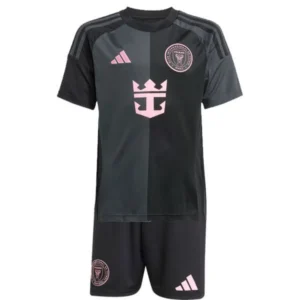 Kit Infantil II do Inter de Miami 2025/2026 Preto Away – Camisa e Short