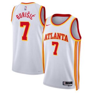 Regata NBA Atlanta Hawks Association Edition Nikola Djurisic 7 - Branca