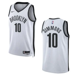 Regata NBA Brooklyn Nets Association Edition 2022/23 Ben Simmons 10 - Branca