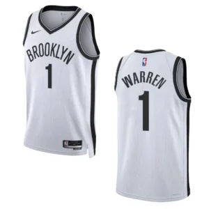 Regata NBA Brooklyn Nets Association Edition 2022/23 TJ Warren 1 - Branca