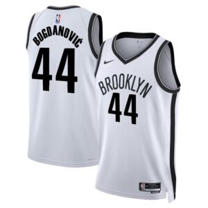 Regata NBA Brooklyn Nets Association Edition Bojan Bogdanovic 44 - Branca