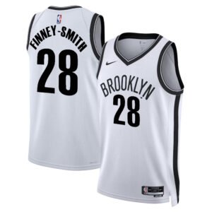 Regata NBA Brooklyn Nets Association Edition Dorian Finney-Smith 28 - Branca