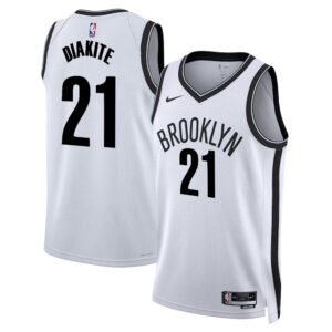 Regata NBA Brooklyn Nets Association Edition Mamadi Diakite 21 - Branca