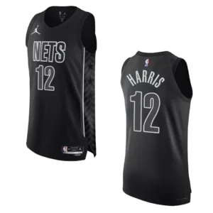 Regata NBA Brooklyn Nets Authentic Statement Edition 2022/23 Joe Harris 12 - Preta