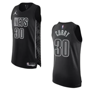 Regata NBA Brooklyn Nets Authentic Statement Edition 2022/23 Seth Curry 30 - Preta