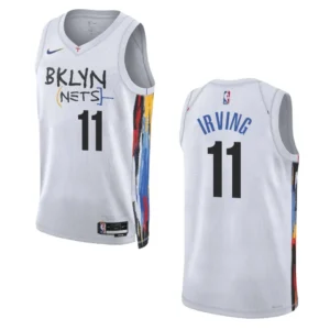 Regata NBA Brooklyn Nets City Edition 2022/23 Kyrie Irving 11 - Branca