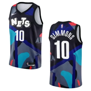 Regata NBA Brooklyn Nets City Edition 2023/24 Ben Simmons 10 - Preta