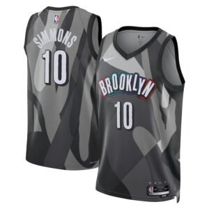 Regata NBA Brooklyn Nets City Edition Ben Simmons 10 - Cinza