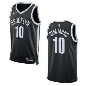Regata NBA Brooklyn Nets Icon Edition 2022/23 Ben Simmons 10 - Preta