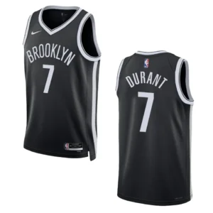 Regata NBA Brooklyn Nets Icon Edition 2022/23 Kevin Durant 7 - Preta