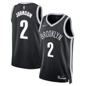 Regata NBA Brooklyn Nets Icon Edition Cameron Johnson 2 - Preta
