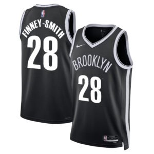 Regata NBA Brooklyn Nets Icon Edition Dorian Finney-Smith 28 - Preta