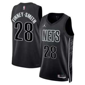 Regata NBA Brooklyn Nets Statement Edition Dorian Finney-Smith 28 - Preta