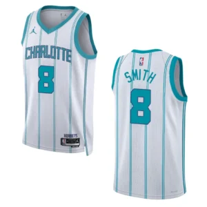 Regata NBA Charlotte Hornets Association Edition 2022/23 Dennis Smith 8 - Branca