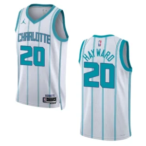 Regata NBA Charlotte Hornets Association Edition 2022/23 Gordon Hayward 20 - Branca