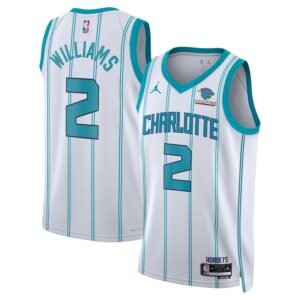 Regata NBA Charlotte Hornets Association Edition Grant Williams 2 - Branca