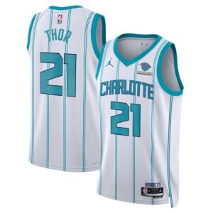 Regata NBA Charlotte Hornets Association Edition JT Thor 21 - Branca