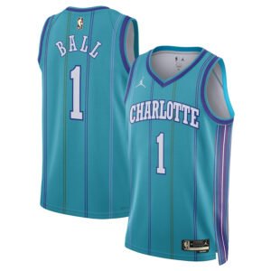 Regata NBA Charlotte Hornets Classic Edition 2023/24 LaMelo Ball 1 - Azul